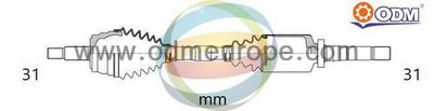 Приводной вал Multiparts 18-052660 для MAZDA CX-5