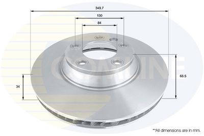 Brzdový kotouč COMLINE ADC1459V