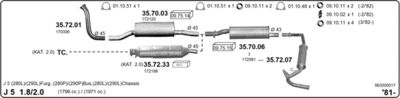 Układ wydechowy IMASAF 563000017