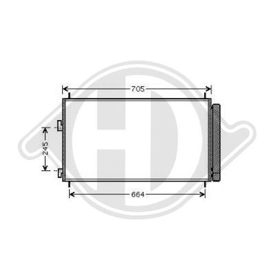 CONDENSATOR CLIMATIZARE DIEDERICHS DCC1821