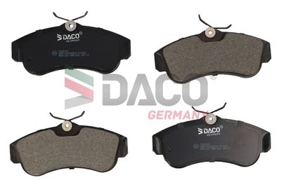 DACO Germany 322616 Тормозные колодки и сигнализаторы для NISSAN ALMERA II (N16) 1.5 DACO Germany 322616 Тормозные колодки и сигнализаторы для NISSAN ALMERA II (N16) 1.5