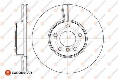 Тормозной диск EUROREPAR 1642759380 для BMW X6