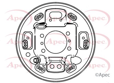 Brake Mounting Plate APEC ASG1136