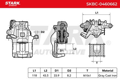 спирачен апарат STARK SKBC-0460662