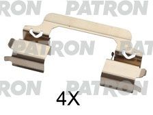 Комплектующие, колодки дискового тормоза PATRON PSRK1299 для LAND ROVER RANGE ROVER