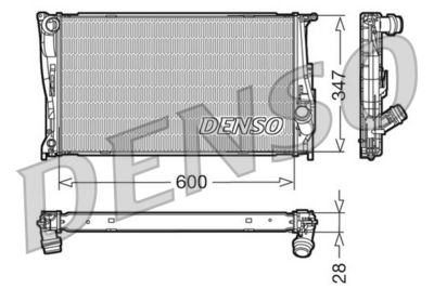 DENSO DRM05111 Крышка радиатора  для BMW X3 (Бмв X3)