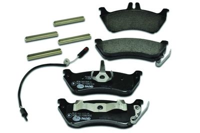 Комплект тормозных колодок, дисковый тормоз HELLA 8DB 355 009-241 для MERCEDES-BENZ M-CLASS