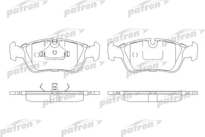 Комплект тормозных колодок, дисковый тормоз PATRON PBP725 для BMW Z3