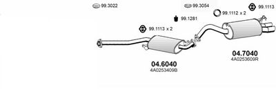 Układ wydechowy ASSO ART0289