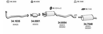 SISTEM DE ESAPAMENT ASSO ART1823