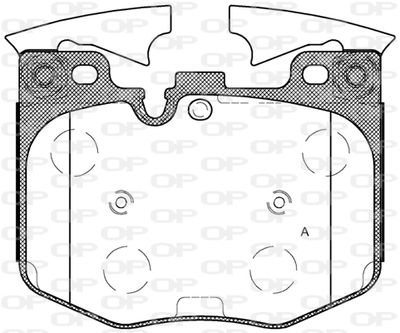 Комплект тормозных колодок, дисковый тормоз OPEN PARTS BPA1711.00 для BMW iX
