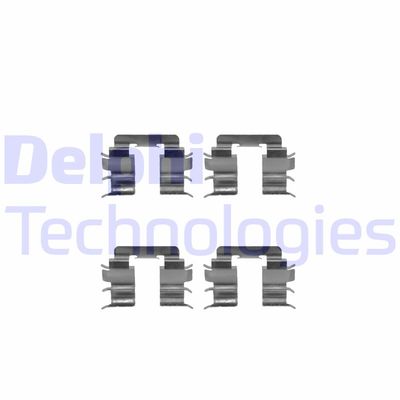 Комплектующие, колодки дискового тормоза DELPHI LX0269 для NISSAN MICRA