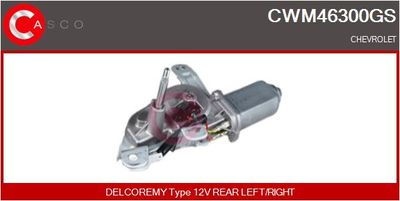 CASCO CWM46300GS Двигун склоочисника для CHEVROLET (Шевроле)