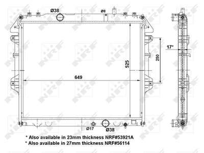 Радиатор, охлаждение двигателя WILMINK GROUP WG1722720 для TOYOTA HILUX
