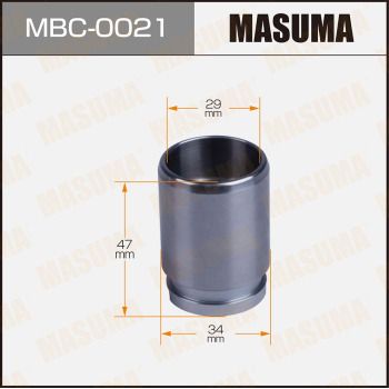 MASUMA MBC-0021 Комплект направляющей суппорта  для TOYOTA RACTIS (Тойота Рактис)