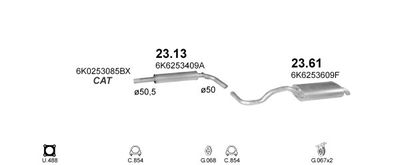 Układ wydechowy POLMO POLMO09671