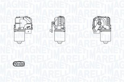 двигател на чистачките MAGNETI MARELLI 064383000010