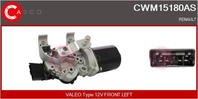 CASCO CWM15180AS Двигун склоочисника 
