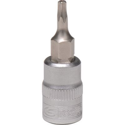 KS Tools Nástrčný ořech s bitem 1/4", pětihvězda, s čelním otvorem, TS10, z 911.4500 911.1701