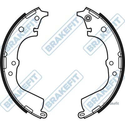 APEC Brake Shoe Set BSH1101