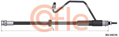 Тормозной шланг COFLE 92.BH.VK176 для AUDI A5