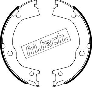 Sada brzdových čelistí, parkovací brzda fri.tech. 1046.227