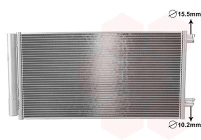 KONDENSATOR KLIMAANLAGE VAN WEZEL 17015702