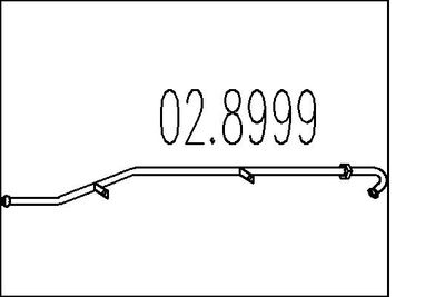 MTS 02.8999 Хомуты глушителя 
