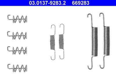 SET ACCESORII SABOTI FRANA PARCARE