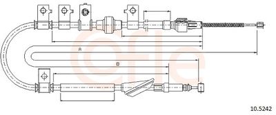 CABLU FRANA DE PARCARE
