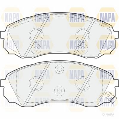 Brake Pad Set NAPA NBP1505