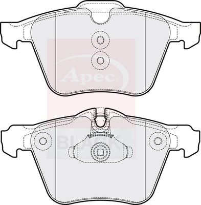 APEC Brake Pad Set, disc brake PAD1595B