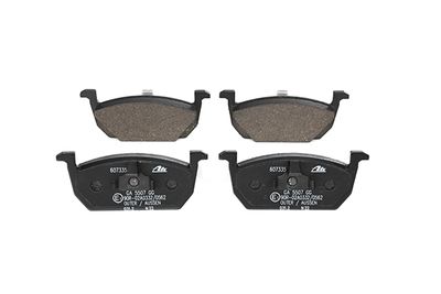 BREMSBELAGSATZ SCHEIBENBREMSE ATE 13046073352 14