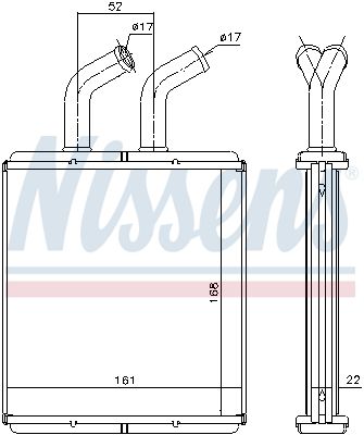 SCHIMBATOR CALDURA INCALZIRE HABITACLU NISSENS 77514 5