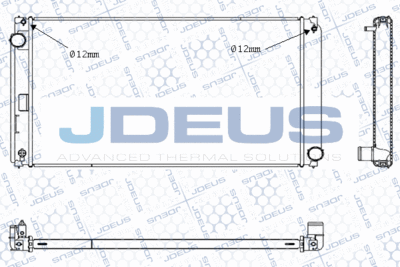 JDEUS M-0281150 Крышка радиатора  для LEXUS NX (Лексус Нx)
