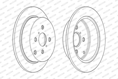 DISC FRANA FERODO DDF1417 2