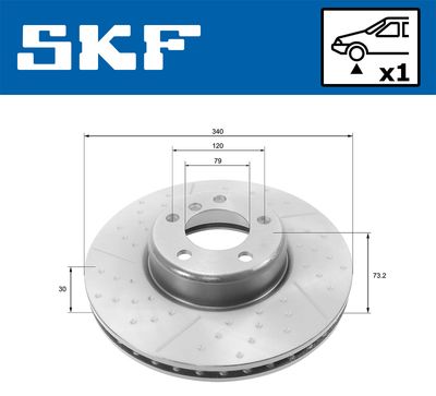 DISC FRANA SKF VKBD80246V1 1