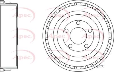 Brake Drum APEC DRM9971