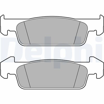 Brake Pad Set, disc brake LP2663