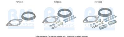Монтажен комплект, изпускателна тръба BM Catalysts FK70004