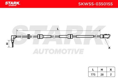 датчик, обороти на колелото STARK SKWSS-0350155