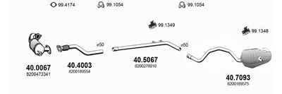 Układ wydechowy ASSO ART3006