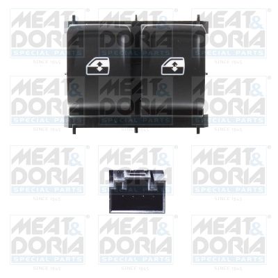 Выключатель, стеклолодъемник MEAT & DORIA 26639 для VW CRAFTER