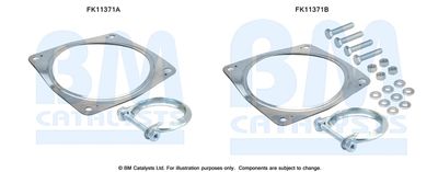 zestaw montażowy, filtr sadzy / filtr cząstek stałych BM CATALYSTS FK11371