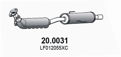 Катализатор ASSO 20.0031 для MAZDA 6