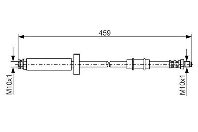 Przewód hamulcowy elastyczny BOSCH 1987476462 produkt