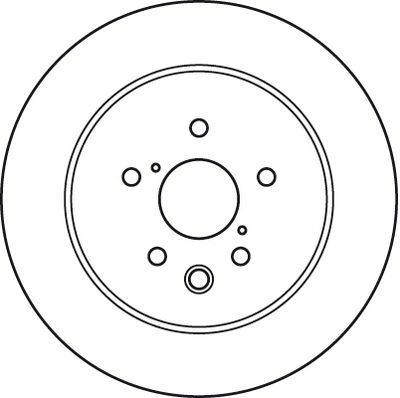 BREMSSCHEIBE TRW DF6063 1