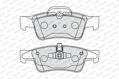 BREMSBELAGSATZ SCHEIBENBREMSE FERODO FDB1831 1