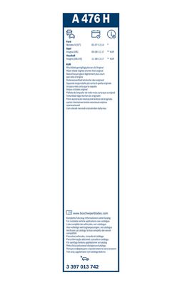 WISCHBLATT BOSCH 3397013742 2