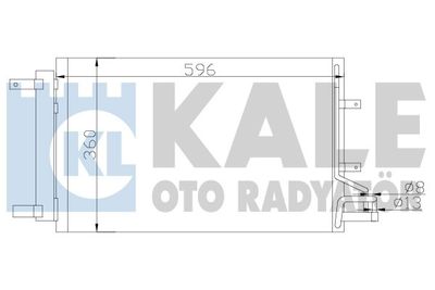 Конденсатор, кондиционер KALE OTO RADYATÖR 380000 для KIA CERATO
